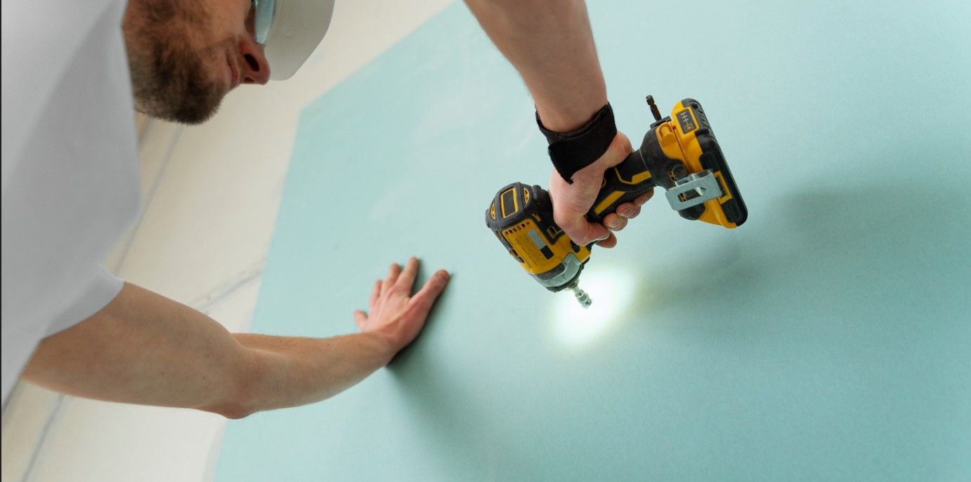 Fire-resistant plasterboard